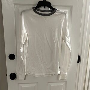 White Long Sleeve Men's Shirt